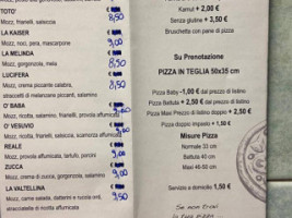Ugo Pizza menu