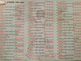 Pizzeria Da Vinci menu