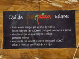 Pan E Pizza menu