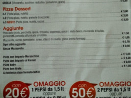 Sale Dolce menu