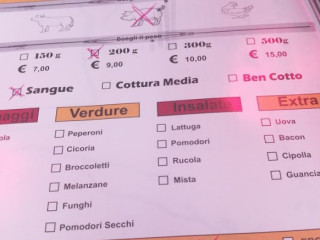 Aspetta N'attimo Menu