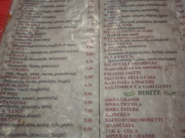 Vecchia Napoli menu