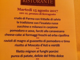 Da Mauro menu