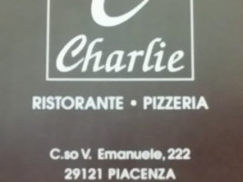 Charlie menu