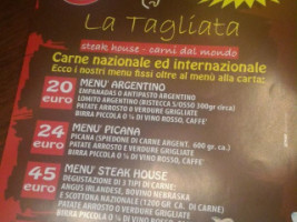 La Regina menu