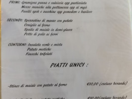 Trattoria Felisio menu