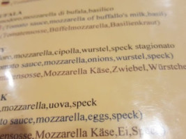 La Notla menu