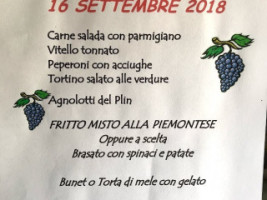 Trattoria Rampin menu