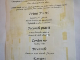 La Ganzeria menu