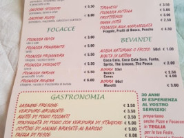 La Baraonda menu