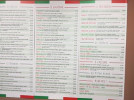 Pizza Italia menu