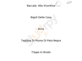 Osteria La Scodela menu