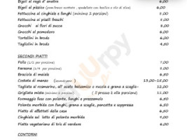 Trattoria Da Oci menu