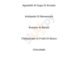 Da Vittorio menu