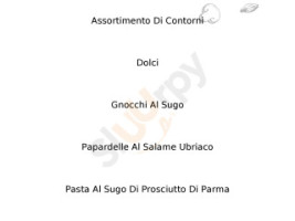 Trattoria Della Gallina menu