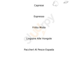 Dimora Muzio menu