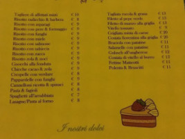 Trattoria Matteotti menu