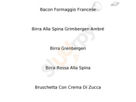 Mezzopieno menu