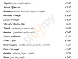 Il Bue Nero menu