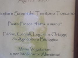 Agrituristico Il Colibrì menu