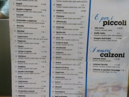 Pizzeria La Ghironda menu