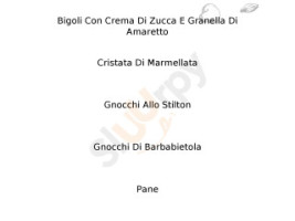 Osteria Pane Salame menu