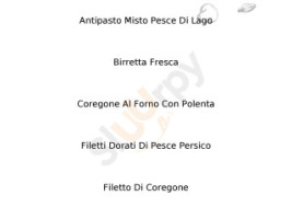 Trattoria Del Sole menu