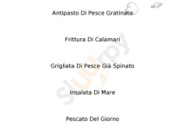 Punta Nord menu