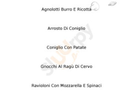 Vecchia Pretura menu