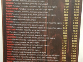 Pizzeria Capricciò menu