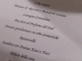 Tenuta Santi Apostoli menu