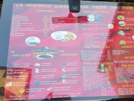 La Nouvelle Galerie menu