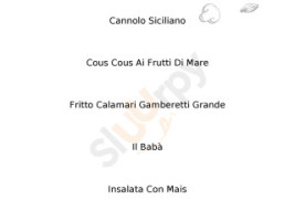 Gusto Siciliano menu