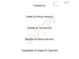 Albano Di Poncia menu