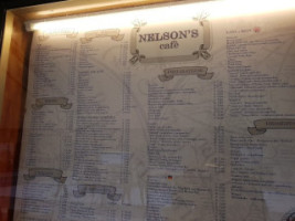 Nelson's Cafè menu