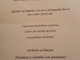 Antica Trattoria Dell'isola menu