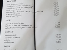 Cantina Della Stella menu