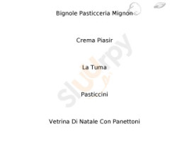 Pasticceria Perotti menu