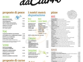 Osteria Del Caicco menu