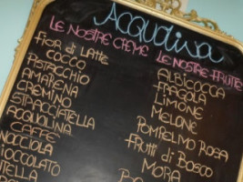 Gelateria Acquolina menu