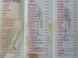 Pizzeria Amico menu