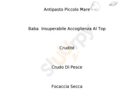 Pizzeria Piccolo Mare menu