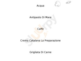 Serenella menu