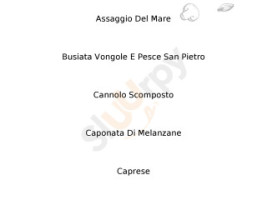 Fontanarossa menu