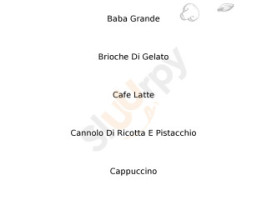 Re Gelato menu