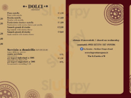 La Grotta Ragusa menu