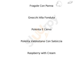 Chalet Mont Dolent menu