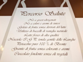 Baita Del Gelato E Cioccolato menu