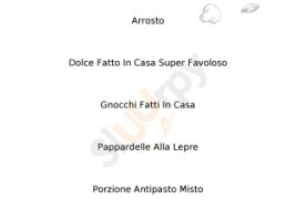 Albergo Elisa menu