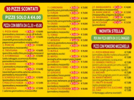 Pizzeria Stella 5 menu